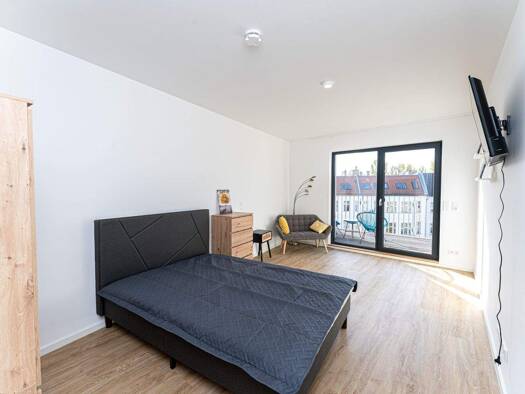 Wohnung zur Miete 1.249 € 1 Zimmer 37,7 m² 5. Geschoss frei ab sofort Boxhagener Str. 75 75 Friedrichshain Berlin 10245