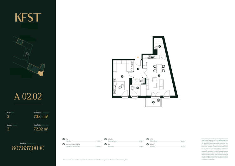 Wohnung zum Kauf 686.661 € 2 Zimmer 70,8 m²<br/>Wohnfläche 2.<br/>Geschoss Tiergarten Berlin 10785