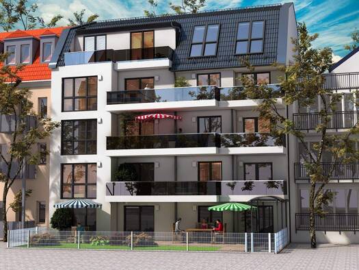 Penthouse zum Kauf - Neubau provisionsfrei 672.000 € 3 Zimmer 96 m² 4. Geschoss Augustenstraße 14 Bleiweiß Nürnberg 90461