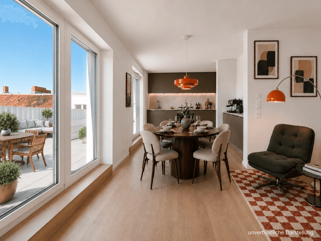 Penthouse zum Kauf - Neubau provisionsfrei 624.000 € 3 Zimmer 83,1 m² 4. Geschoss Bürgerstraße 53 Britz Neukölln 12347
