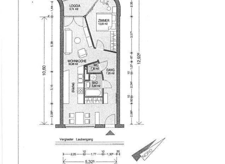 Wohnung zur Miete 716 € 2 Zimmer 58 m² Wien 13.,Hietzing 1130