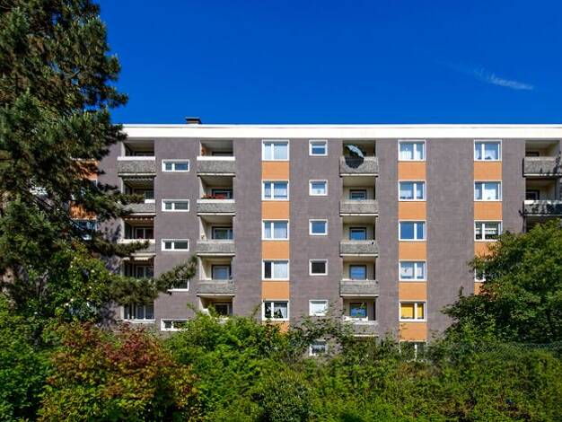 Wohnung zur Miete nur mit Wohnberechtigungsschein 337 € 2 Zimmer 56,6 m² 5. Geschoss frei ab 31.08.2026 Scheffelstraße 10 Ohligs-Aufderhöhe Solingen 42699