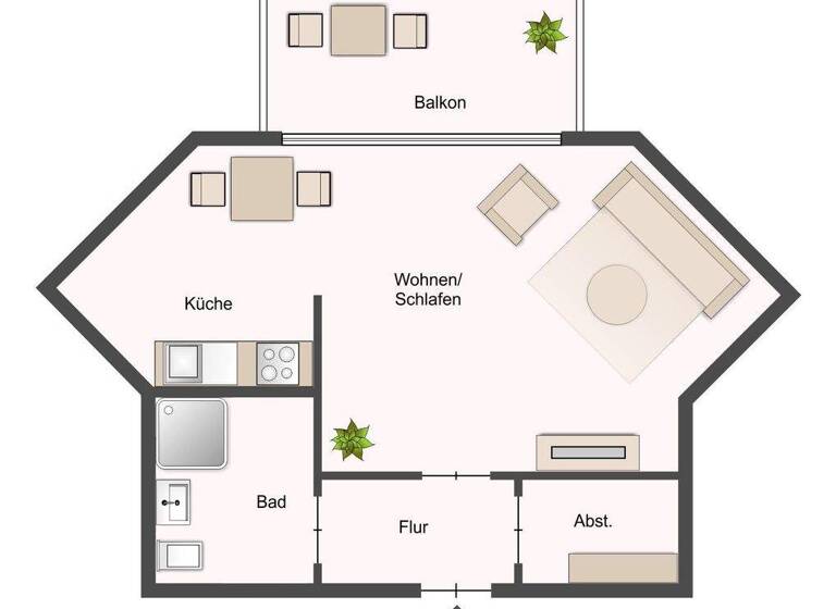 Sonstiges zum Kauf als Kapitalanlage geeignet 95.900 € 1 Zimmer 43 m² Althen-Kleinpösna Leipzig 04319