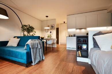Studio zur Miete Wohnen auf Zeit 1.308 € 1 Zimmer 33 m² frei ab sofort Oeverseestraße 7 Altona-Nord Hamburg 22769