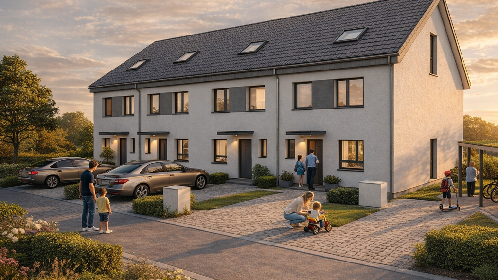 Reihenmittelhaus zum Kauf - Erstbezug provisionsfrei 499.000 € 4 Zimmer 125,5 m² 148 m² Grundstück Herbolzheim 79336