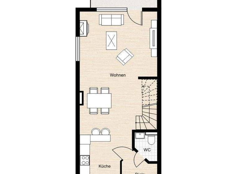 Reihenendhaus zum Kauf 750.000 € 4,5 Zimmer 143 m² 188 m² Grundstück frei ab sofort Remseck-Pattonville Remseck am Neckar 71686