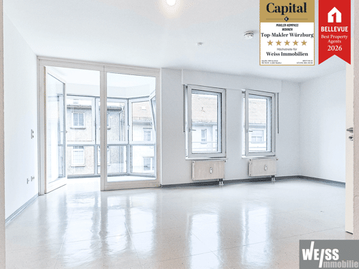 Studio zum Kauf 123.284 € 1 Zimmer 36,3 m² 2. Geschoss Grombühlstraße 51C Grombühl Würzburg 97080