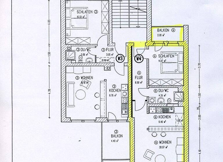 Wohnung zur Miete 285 € 2 Zimmer 51,3 m² Geschoss 2/4 frei ab sofort Thiergartner Straße 13 Südvorstadt Plauen 08527