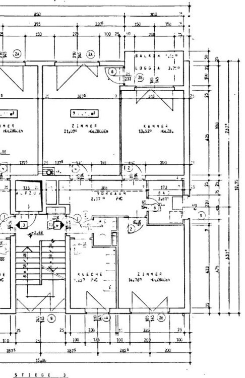 Wohnung zum Kauf 149.500 € 3 Zimmer 74,9 m²<br/>Wohnfläche 1.<br/>Geschoss Innere Stadt Klagenfurt am Wörthersee 9020