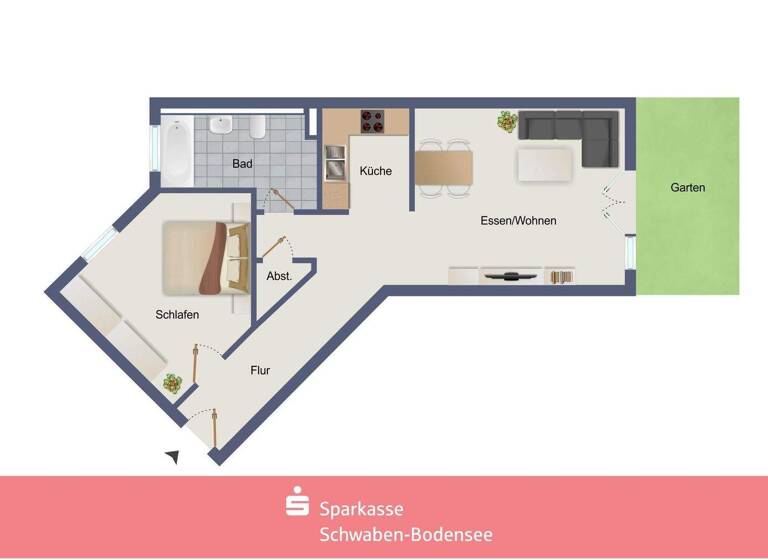 Studio zum Kauf 205.000 € 1 Zimmer 62 m² Burgau 89331