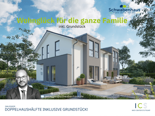 Doppelhaushälfte zum Kauf 916.312 € 4 Zimmer 169 m² 915 m² Grundstück Geradstetten Remshalden 73630