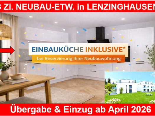 Terrassenwohnung zum Kauf provisionsfrei 332.000 € 3 Zimmer 83 m² frei ab 01.05.2026 Gellershagen Bielefeld 33613