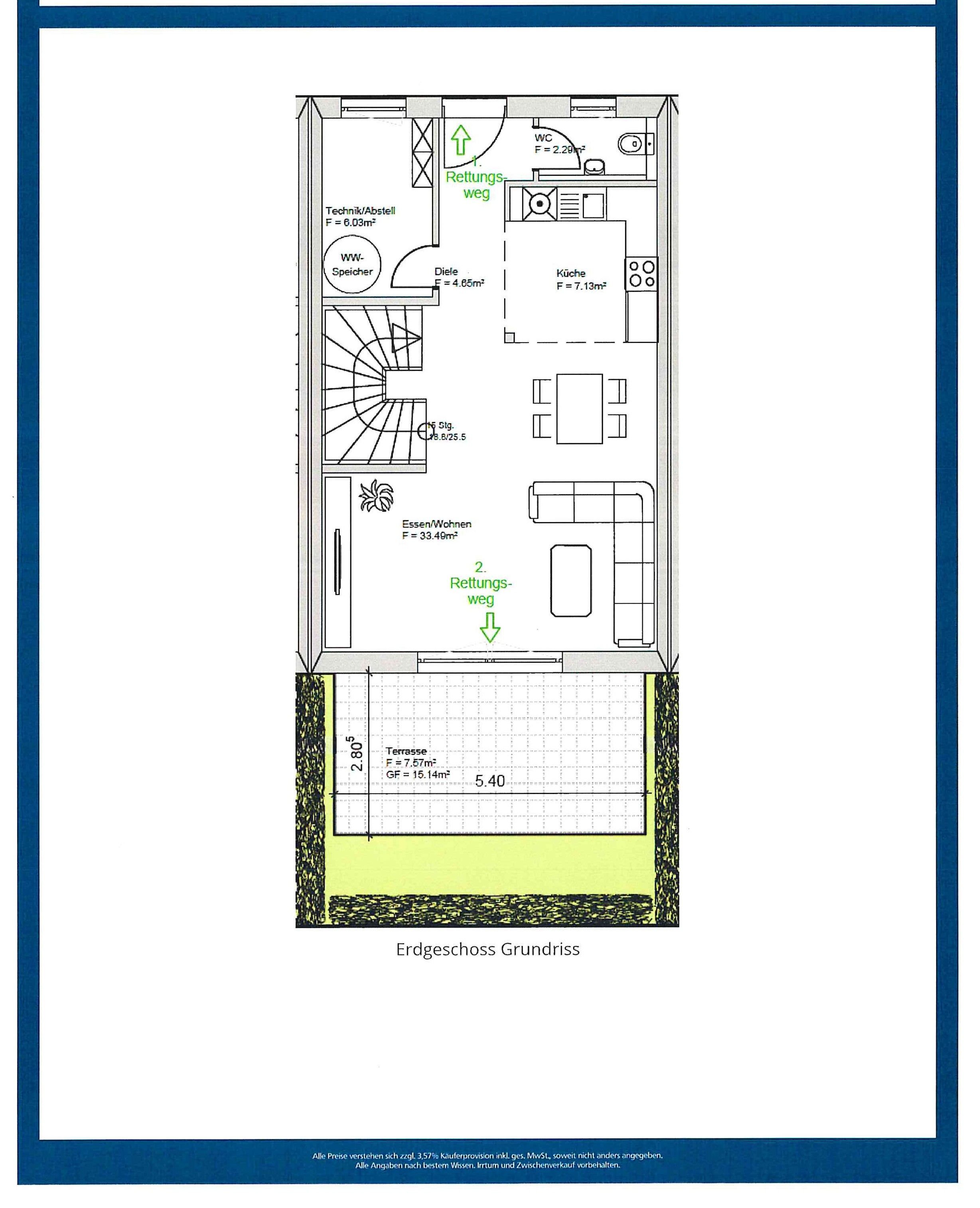 Reihenmittelhaus zur Miete 1.550 € 4 Zimmer 145 m²<br/>Wohnfläche 70 m²<br/>Grundstück Aixheimmerstrasse 50 Aixheim Aldingen 78554