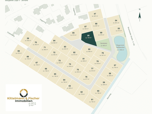 Grundstück zum Kauf provisionsfrei 205.065 € 735 m² Grundstück Hagenring 13 Jembke 38477