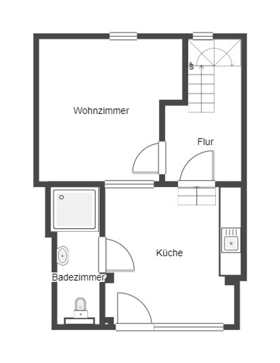 Reihenmittelhaus zum Kauf 120.000 € 2 Zimmer 52 m²<br/>Wohnfläche 55,1 m²<br/>Grundstück Erbes-Büdesheim 55234