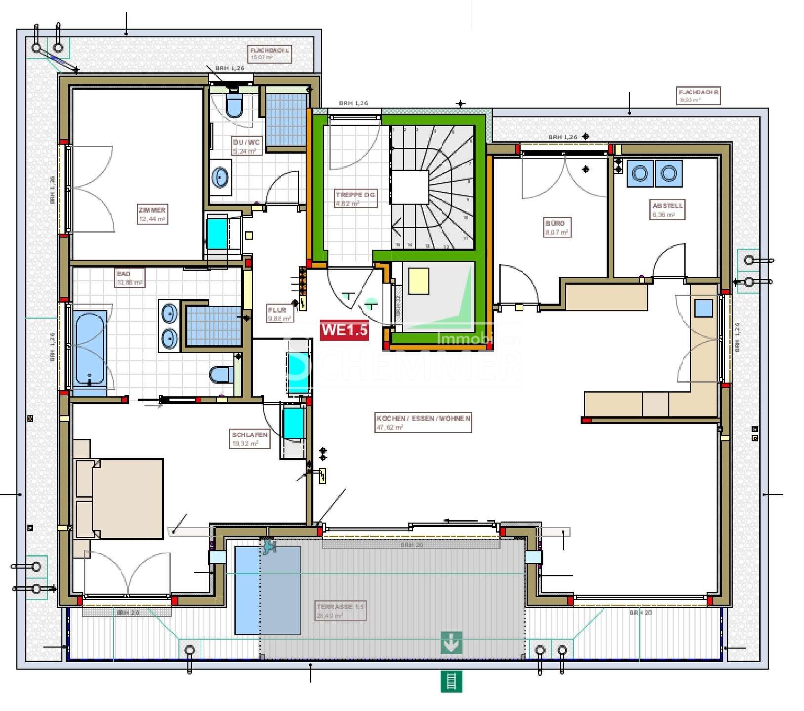 Penthouse zur Miete 2.360 € 4 Zimmer 134 m²<br/>Wohnfläche Gundelfingen Gundelfingen 79194