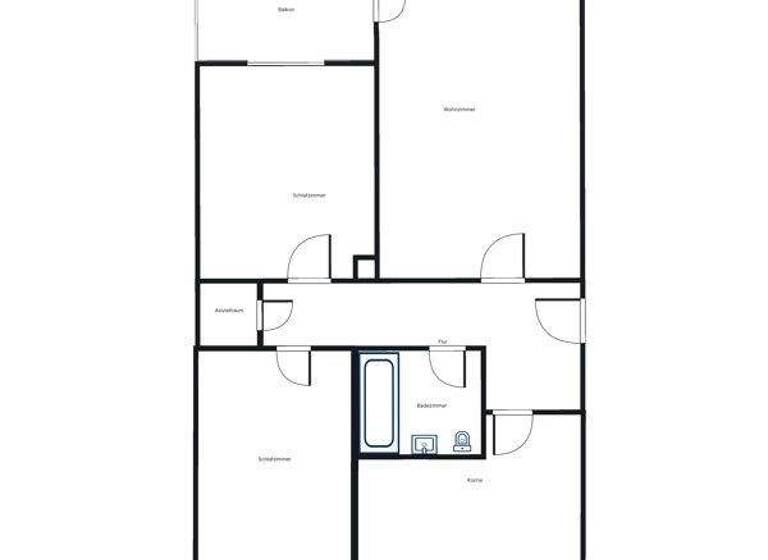 Wohnung zur Miete 626 € 3 Zimmer 76,3 m² 2. Geschoss frei ab 08.03.2026 Feuerbachstr. 4 Berenbostel Garbsen 30827