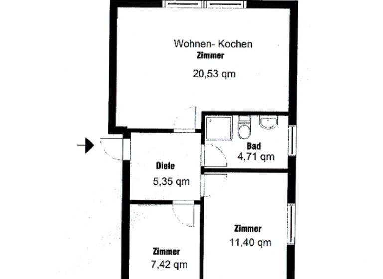 Wohnung zum Kauf 498.000 € 3 Zimmer 58 m² Morsum Sylt-Ost 25980
