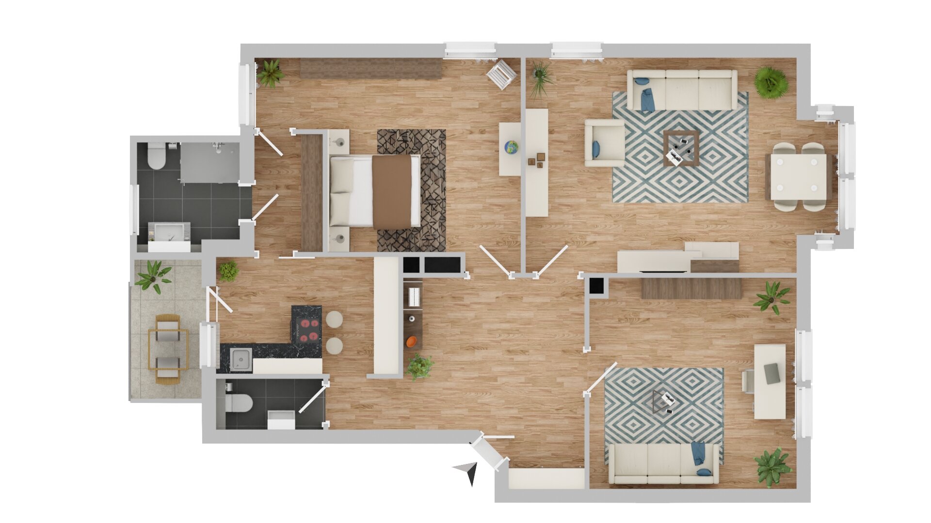 Wohnung zum Kauf 890.000 € 3 Zimmer 100 m²<br/>Wohnfläche Lehen Stuttgart 70180