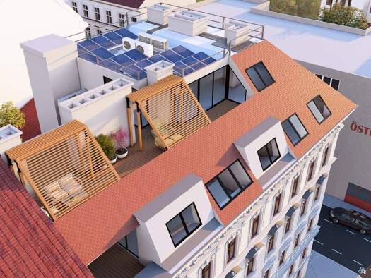 Penthouse zum Kauf - Erstbezug 2.316.000 € 5 Zimmer 166,1 m² 6. Geschoss Hermanngasse Wien 1070