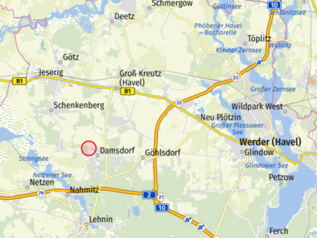 Grundstück zum Kauf 150.000 € 1.600 m² Grundstück Damsdorf Kloster Lehnin 14797