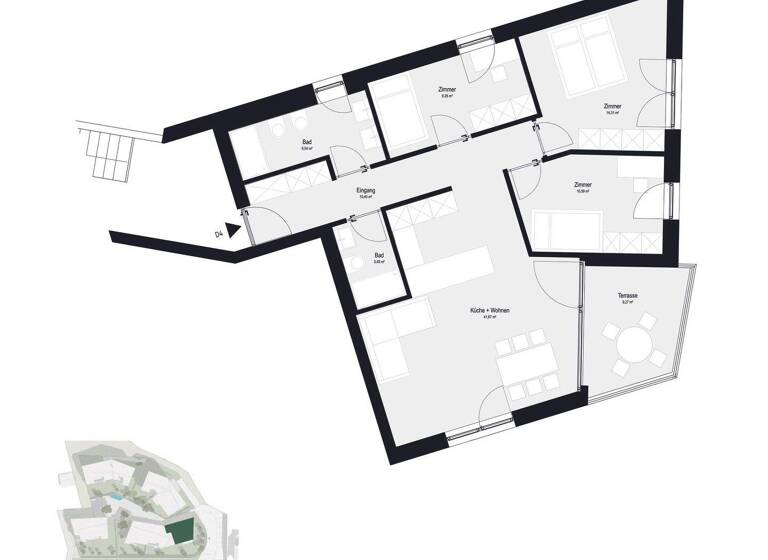 Wohnung zum Kauf 420.000 € 4 Zimmer 85,9 m² 1. Geschoss Pustertaler Straße 17 Kiens 39030