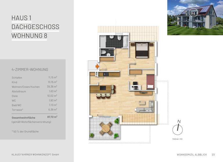 Wohnung zum Kauf - Erstbezug provisionsfrei 417.100 € 3 Zimmer 88 m² frei ab sofort Weilstetten Balingen 72336