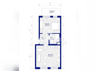 Wohnung zur Miete Tauschwohnung 700 € 2 Zimmer 60 m² EG Berlin 12557