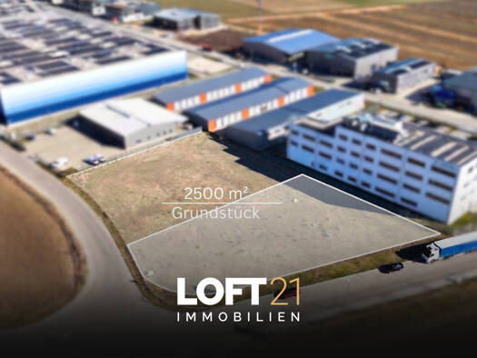 Gewerbepark zur Miete 2.475 € 2.500 m² Grundstück Großmehring Großmehring 85098