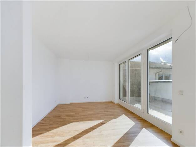 Wohnung zur Miete - Erstbezug 995 € 2 Zimmer 56 m² Dachgeschoss Lichtenplatte Offenbach am Main 63075