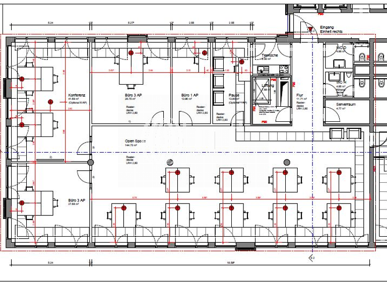 Bürofläche zur Miete 294,7 m²<br/>Bürofläche Westviertel Essen 45127