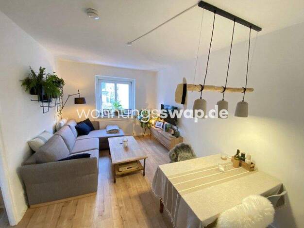 Studio zur Miete Tauschwohnung 1.275 € 2 Zimmer 50 m² 2. Geschoss Schwabing-West München 80796