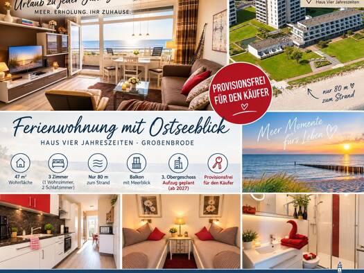 Wohnung zum Kauf 269.000 € 2 Zimmer 47 m² Großenbrode Großenbrode 23775