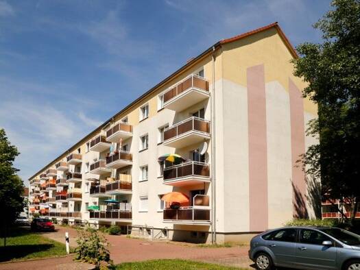 Wohnung zur Miete 488 € 4 Zimmer 69,8 m² EG frei ab sofort Mainweg 26 Merseburg Merseburg 06217