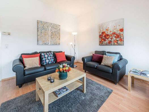 Wohnung zur Miete Wohnen auf Zeit 1.340 € 2 Zimmer 43 m² frei ab sofort Sachsenhausen Frankfurt am Main 60594