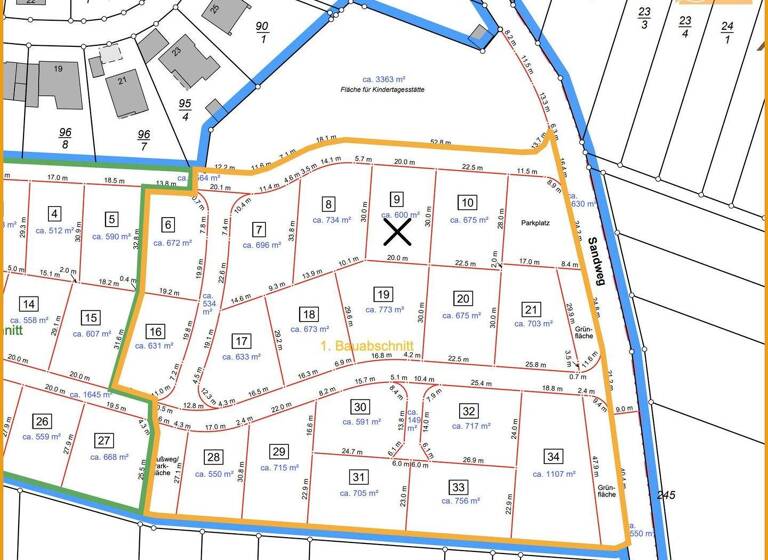 Grundstück zum Kauf 141.300 € 600 m² Grundstück Lindenstruth Reiskirchen / Burkhardsfelden 35447