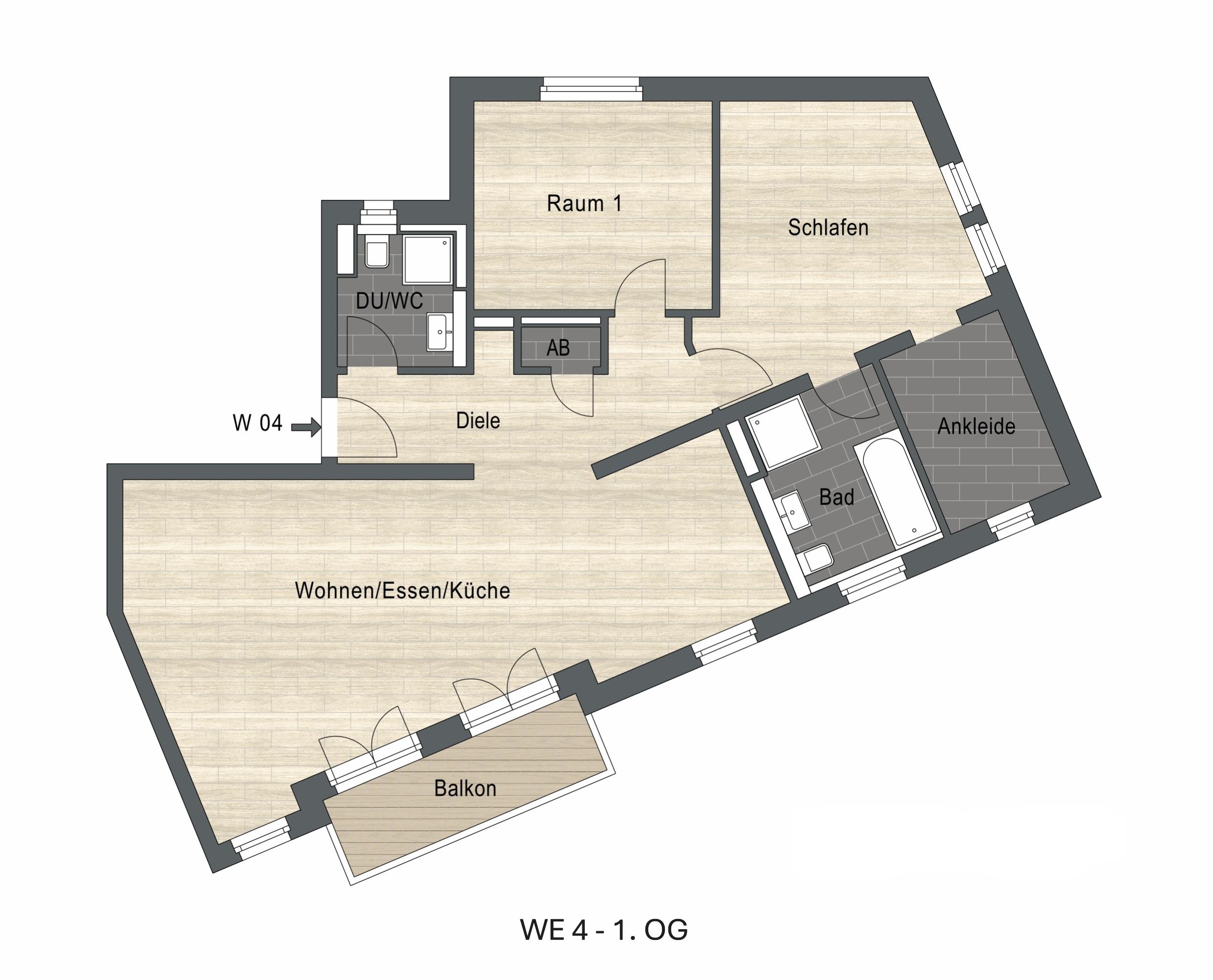 Wohnung zum Kauf 710.000 € 3 Zimmer 114 m²<br/>Wohnfläche 1.<br/>Geschoss 01.04.2025<br/>Verfügbarkeit Werden Essen 45239