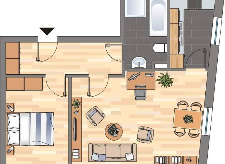 Wohnung zur Miete 425 € 2 Zimmer 47,7 m² 2. Geschoss Dorstfelder Hellweg 32 Dorstfeld Dortmund 44149