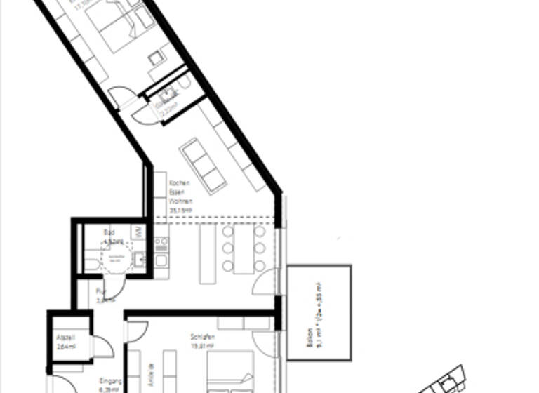 Wohnung zum Kauf - Erstbezug 521.000 € 3 Zimmer 96,6 m² 1. Geschoss Burghausen 84489