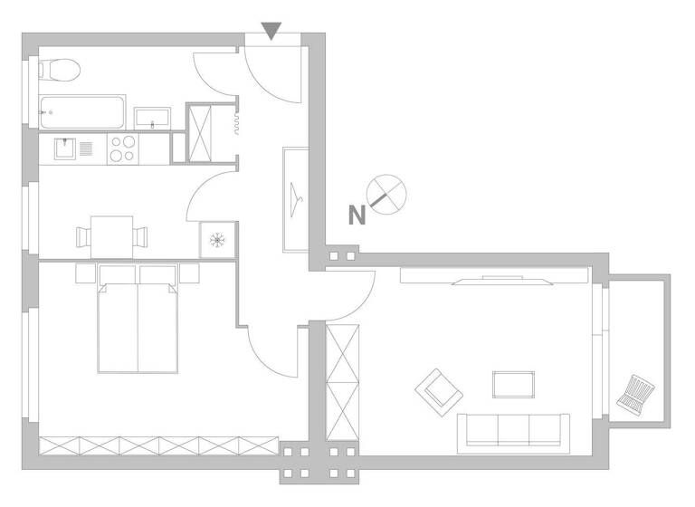 Wohnung zum Kauf provisionsfrei 239.000 € 2 Zimmer 52 m² 2. Geschoss frei ab 01.05.2026 Neukölln Berlin 12059
