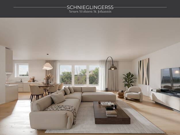 Wohnung zum Kauf - Neubau 385.000 € 2 Zimmer 58,1 m² Geschoss 2/5 frei ab 01.12.2028 Schnieglinger Straße 55 St Johannis Nürnberg 90419