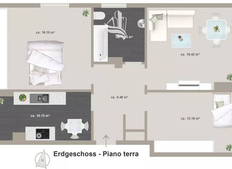 Studio zum Kauf 295.000 € 3 Zimmer 87 m² Bozen 39100