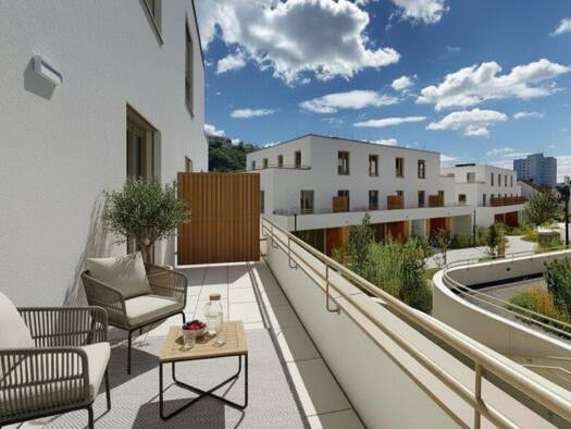 Terrassenwohnung zum Kauf - Erstbezug provisionsfrei 298.600 € 2 Zimmer 48,6 m² 1. Geschoss Kremstalstraße 75e Krems an der Donau Krems an der Donau 3500