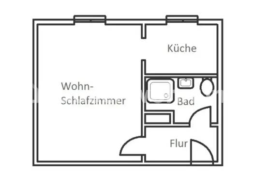 Wohnung zur Miete Tauschwohnung 174 € 1 Zimmer 28 m² Mockau-Nord Leipzig 04357
