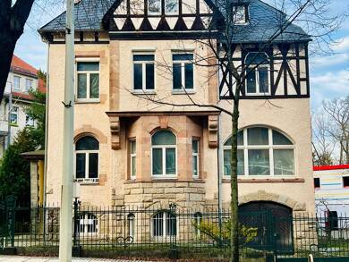 Villa zum Kauf 355.000 € 12 Zimmer 350 m² 580 m² Grundstück Stadtmitte Plauen 08523