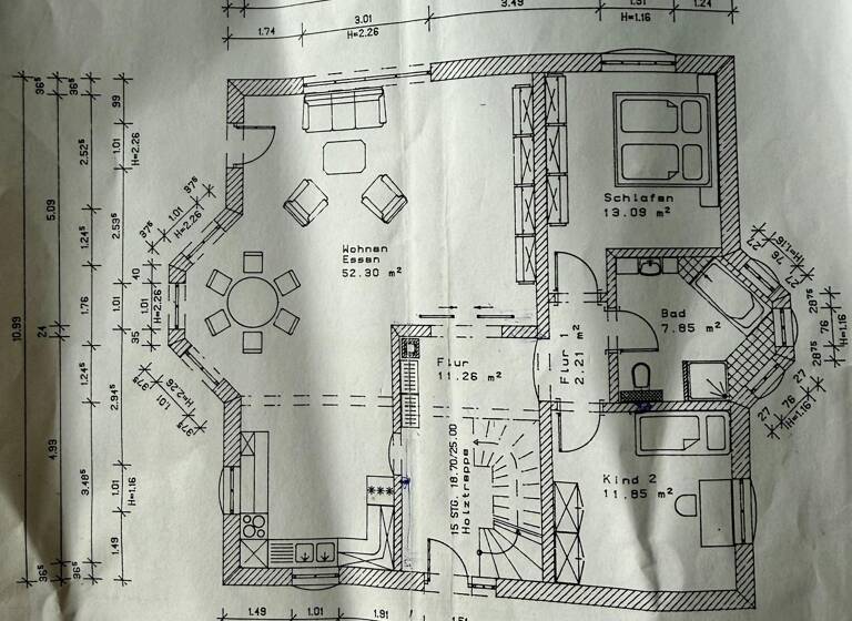 Einfamilienhaus zur Miete 2.200 € 6 Zimmer 210 m² 1.768 m² Grundstück Oberlichtenau Lichtenau 09244