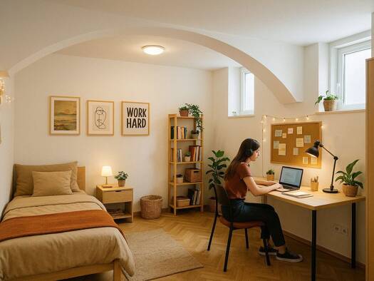Studio zur Miete 510 € 1 Zimmer 45 m² frei ab 01.09.2026 Siebenbrunnenfeldgasse Wien,Margareten 1050