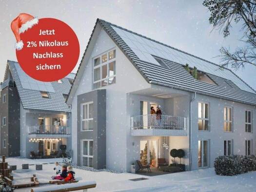 Terrassenwohnung zum Kauf - Neubau provisionsfrei 430.500 € 2 Zimmer 53,2 m² EG Schillerstraße 36 Herrenberg 71083