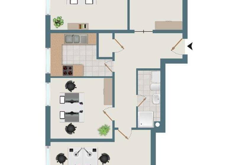Bürofläche zur Miete 945 € 105 m² Bürofläche Grambeker Weg 1 Mölln 23879