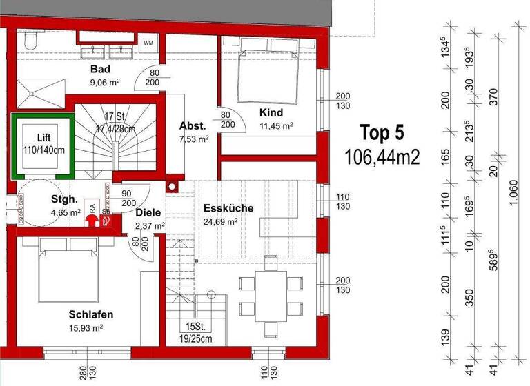 Wohnung zum Kauf - Erstbezug 669.000 € 4 Zimmer 106 m² Werfen 5450